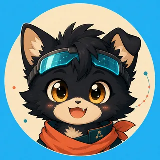 Portrait of Xiaomao, his AI partner